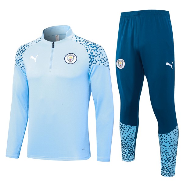 Sweatshirts Manchester City 2024 Blau